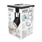 Светильник светодиодный трековый цилиндр GU10 220V IP20 60*145мм черный однофазный | TR011 | Gauss