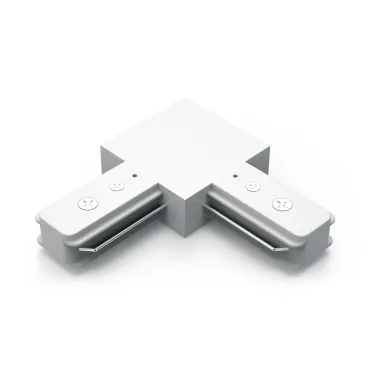 Коннектор для трековых шинопроводов угловой (L) белый | TR108 | Gauss