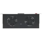 Блок охлаждения TERACOM PRO 1U 3 вентилятора с выключателем и электронным термостатом чёрный