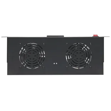 Блок охлаждения TERACOM PRO 1U 3 вентилятора с выключателем и электронным термостатом чёрный