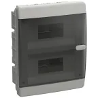 UNION Compact Корпус пласт. ЩРВ-П-18 IP41 черн. пр. дв. | UIC-KP12-V-18-41-K01 |  IEK