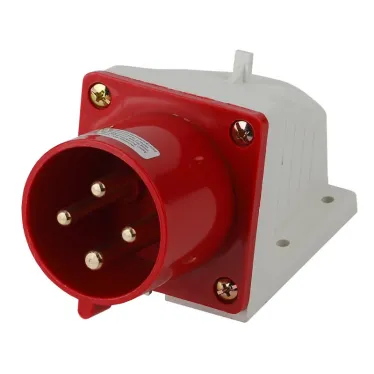 Вилка стационарная 524 3Р+РЕ 32А 380В IP44 (10/60/720) VS-32-3P-PE-IP44