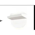 Светодиодный светильник ДБП/ДПП 18 ВТ 4000К IP20 прикроватный для мед учреждений опал RAL9010 белый матовый | V1-C0-00594-20000-2001840 | VARTON