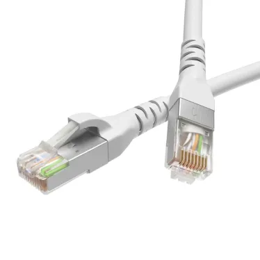 Патч-корд экранированный CAT6 F/UTP 4х2 LSZH белый 10м