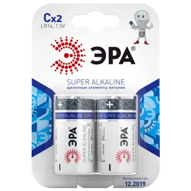 Батарейка LR14-2BL (12/96/5280)