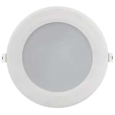 Светильник светодиодный встраиваемый ДВО 1715 белый круг 15Вт 4000К IP40