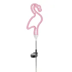 Садовый неоновый светильник Фламинго на солнечной батарее ERASF012-30
