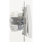 W59 Переключатель одноклавишный, 10АХ, механизм, белый