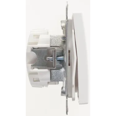 W59 Переключатель одноклавишный, 10АХ, механизм, белый