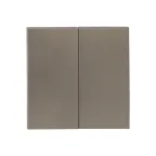 Валенсия лицевая панель выключателя 2-кл. 10А кашемир