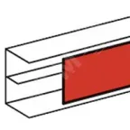 Крышка 65 мм DLP для кабель-канала белая | 010521 | Legrand