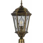 Светильник НТУ-60w на трубу Е27 IP44 черное золото