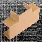 Угол T-образный (20х10) (4 шт) Plast PROxima под светлое дерево