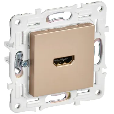 SKANDY Розетка HDMI SK-H01Sa песочный IEK