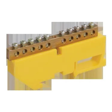 Шина PE земля на DIN-изоляторах ШНИ-6х9-18-Д-Ж