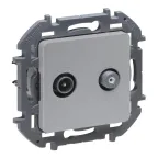 Розетка TV/SAT звезда INSPIRIA алюминий