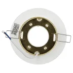 Светильник под лампу Gx53, 220V,13W, белый/золото DK80 WH/GD