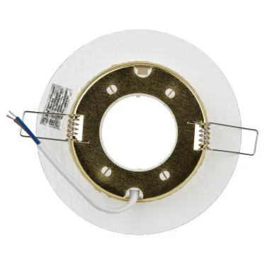 Светильник под лампу Gx53, 220V,13W, белый/золото DK80 WH/GD