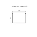 Кабель-канал белый 2-й замок в п/э 80х60 мм (18м/уп) Промрукав