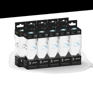 Лампа светодиодная LED 7 Вт 590 лм 4100К свеча нейтральный E14 AC 220В диммируемая Black Gauss