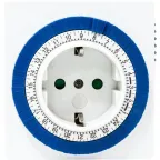 Розетка с таймером (суточная) механическая IP20 16А 3500W