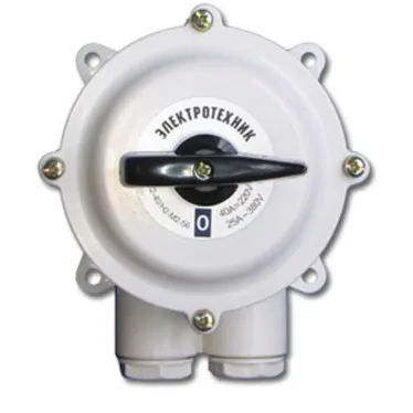 Переключатель пакетный ПП2-40/Н2 М2 до 40А пластиковый корпус IP56