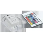 Контроллер с ПДУ ИК RGB 3 канала 12В 2А 72Вт IEK