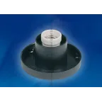 Основание для садово-парковых светильников. Тип соединения с рассеивателем - посадочный. Встроенный патрон Е27. Материал - пластик. Цвет черный. Упаковка - картон.UFP-А02BE BLACK