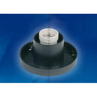 Основание для садово-парковых светильников. Тип соединения с рассеивателем - посадочный. Встроенный патрон Е27. Материал - пластик. Цвет черный. Упаковка - картон.UFP-А02BE BLACK