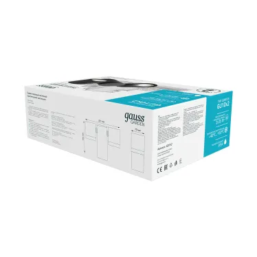 Светильник садово-парковый Sonata настенный архитектурный, 2xGU10, 221x155x70mm, 170-240V / 50Hz, 2xMax.35W, IP54 | GD152 | Gauss