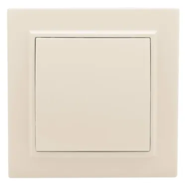 Кнопка нажимная СП Минск 10А бежевая