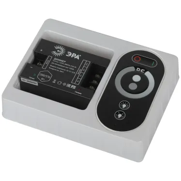 Диммер для светодиодной ленты Dimmer-12/24V-288/576-IP20-RF с радио пультом ЭРА