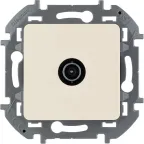 Розетка TV «звезда» 2 дБ 0 2400 мГц INSPIRIA слоновая кость