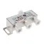 Делитель ТВ х 3 + 4шт. F BOX 5-1000 МГц Silver,