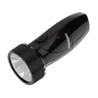 Фонарь универсальный, 2 режима, с аккумулятором и встроенной евровилкой, зарядка от сети 220В