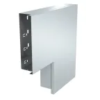 Плоский угол с крышкой кабельного канала LKM 60x200 мм (сталь)