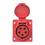 Розетка кабельная 16А 3Р+N+Е IP44 скрытая 380В 415