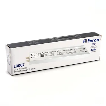 Драйвер светодиодный LED 40w 12v IP67