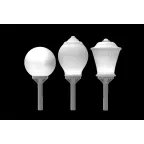 Светодиодный светильник парковый Omni торшерный 40 Вт 3000 K RAL7045 серый муар | V1-S0-70520-40000-6504030 | VARTON