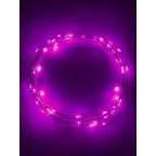 Гирлянда LED Нить 5 м сиреневый свет, АА ENIN -5NP