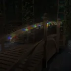 Гирлянда садовая на солнечной батарее 10 LED ламп Большие Шары, мультицвет Solar, 1/12 | GS035 | Gauss