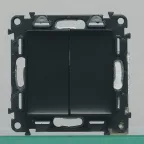 Valena IN MATIC Выключатель двухклавишный 10А 250В Безвинтовые зажимы