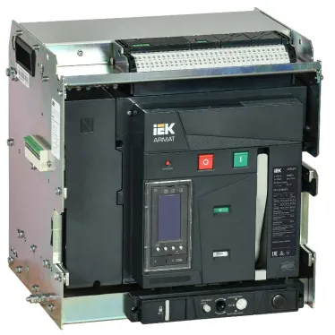 Выключатель автоматический воздушный ARMAT выдвижного исполнения 4P типоразмер B 85кА 1000А расцепитель TY с комплектом аксессуаров 220В: мотор привод катушка включения катушка отключения