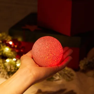 Фигура светодиодная "Снежок", RGB, 8 см | 513-011 | NEON-NIGHT