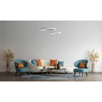 Светодиодный светильник Enso подвесной 50 Вт 1050х40 мм 4000 K с рассеивателем опал RAL9003 белый матовый | V1-R0-00525-30000-2005040 | VARTON