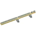 Шина N ноль'' на двух угловых изоляторах 200А Ш НИ-10х18-72-L2-С ''