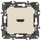 Розетка HDMI, Эра Elegance, сл.кость, 14-3114-02