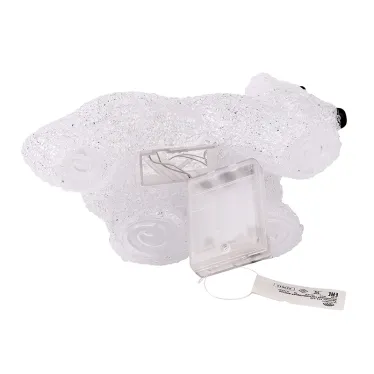 Акриловая светодиодная фигура "Медвежонок" 24х11х18 см, 4,5 В, 3 батарейки AA (не входят в комплект), 16 светодиодов, | 513-312 | NEON-NIGHT