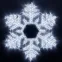 Фигура ARD-SNOWFLAKE-M10-1000x900-504LED White (230V, 31W) (Ardecoled, IP65) | 034258 | Arlight