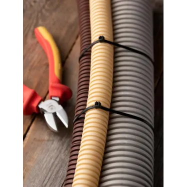 Хомут P6.6 стандартный черный 4.8x450 (100шт) FlexLock PROxima